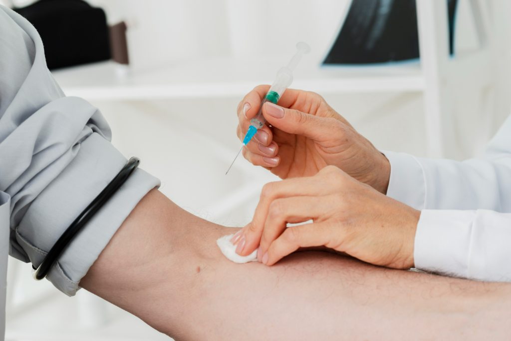 Blood vessels examination